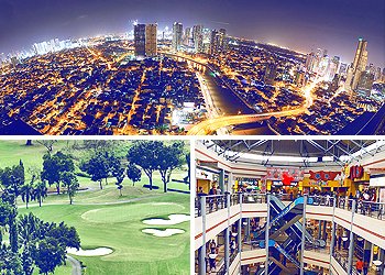 Skycrappers of Mandaluyong, Wack Wack Golf & Country Club, Mall Mandaluyong City Philippines