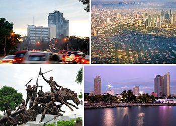 Emilio Jacinto Monument, Aerial View of Metro Manila, Metropolitan Area